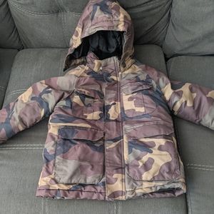 Boys 3t camo winter jacket pulse brand
